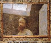 Edouard Vuillard, Bamboo basket with a self-portrait mirror